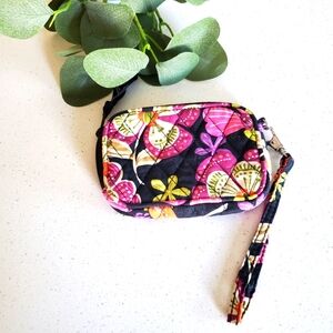 Vera Bradley zipper pouch with wristlet strap